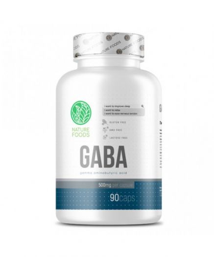 GABA  500 mg 90 caps (Nature foods)
