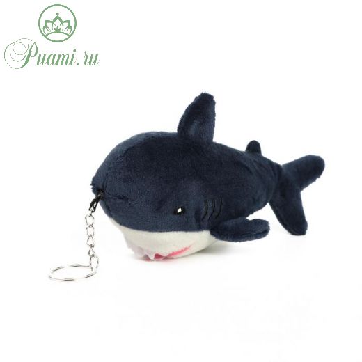 Мягкая игрушка «Акула», на брелоке, 15 см, цвет МИКС