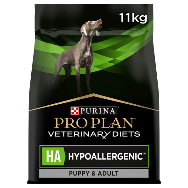 Сухой корм для собак и щенков Pro Plan Veterinary Diets HA Hypoallergenic при пищевой аллергии 11 кг
