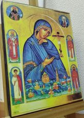 Ахтырская Ачаирская икона Божией Матери(15*18см)(наличие)