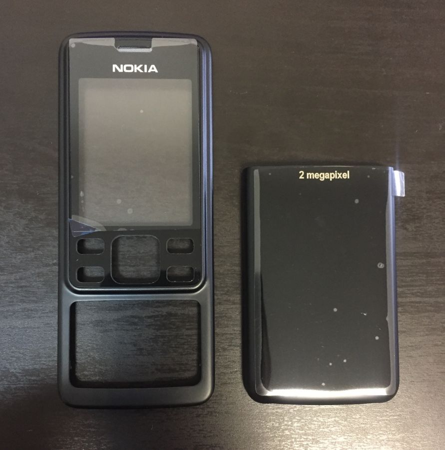Панели (2 части) Nokia 6300 (black)