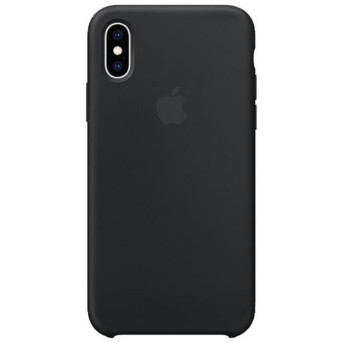 Чехол силиконовый для iPhone X/Xs (Black)