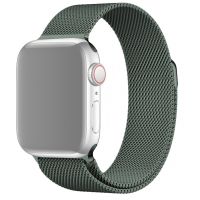 Ремешок миланская петля для часов Apple Watch   42/44mm темно зеленый