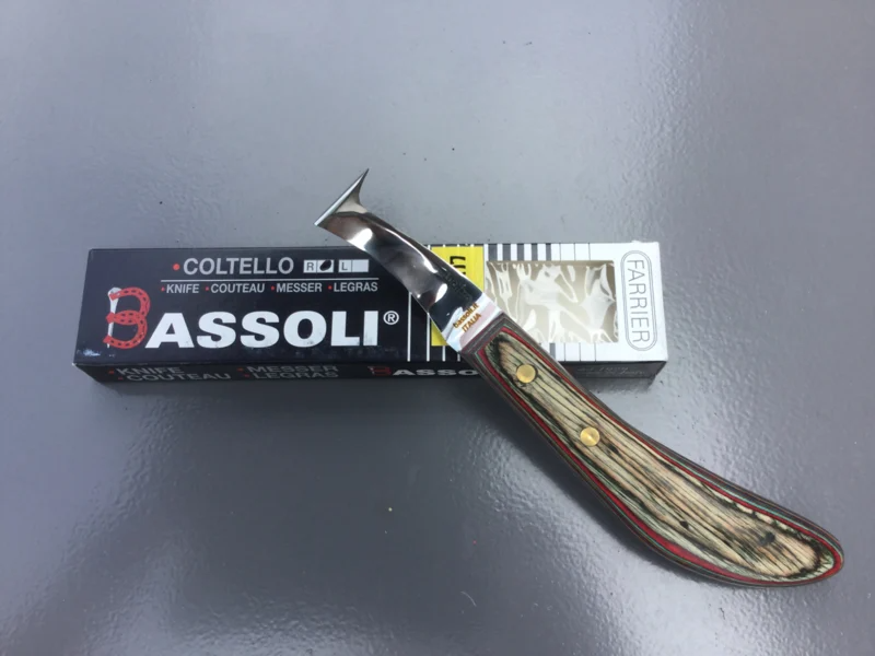 Копытный нож Bassoli Lucifero. Крючок-шип. (левый и правый)