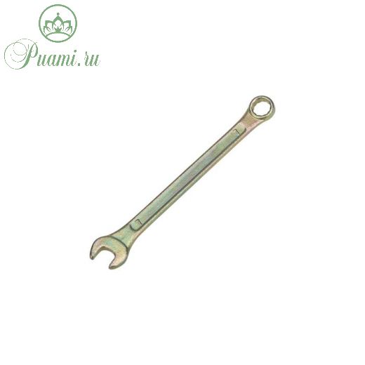 Ключ комбинированный REXANT 72-5802-2, желтый цинк, 7 мм