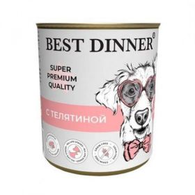 Best Dinner Super Premium С Телятиной (Бест Диннер Супер Премиум для собак) 340 г.