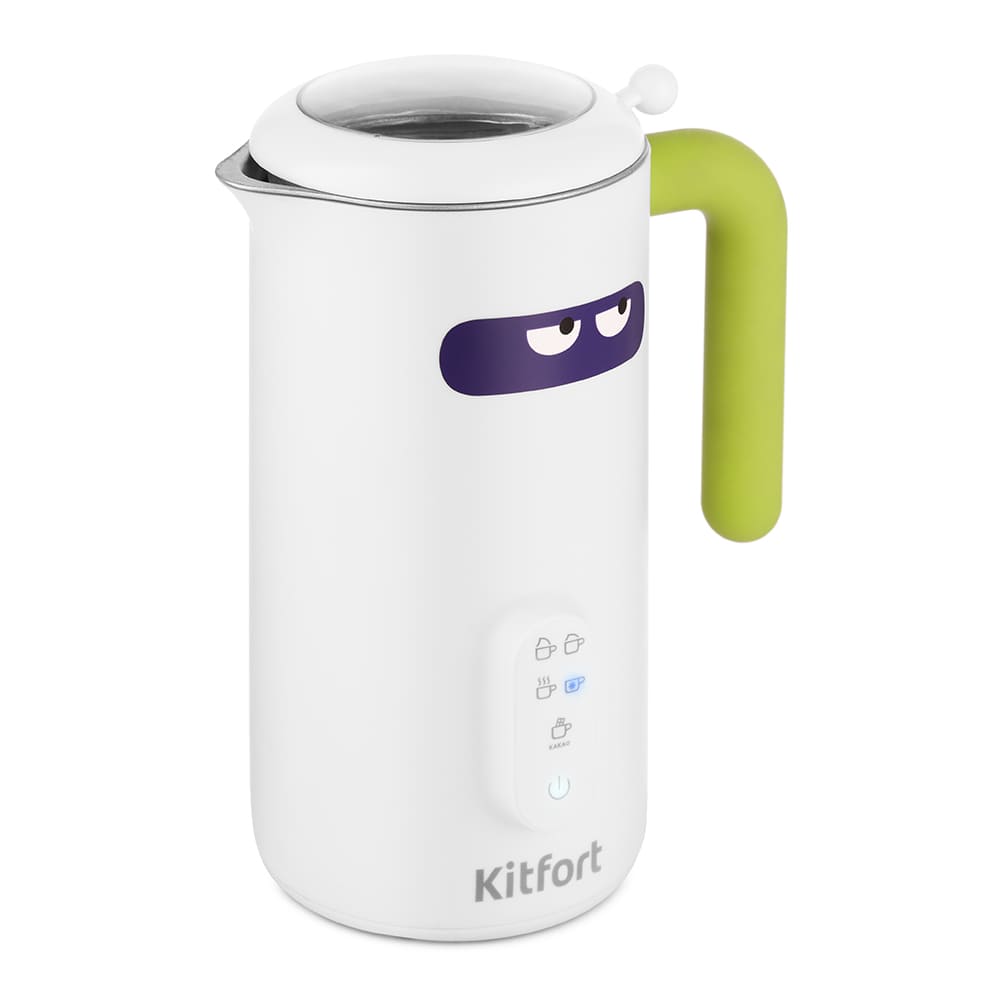 Капучинатор KitFort КТ-774-2 (бело-салатовый)