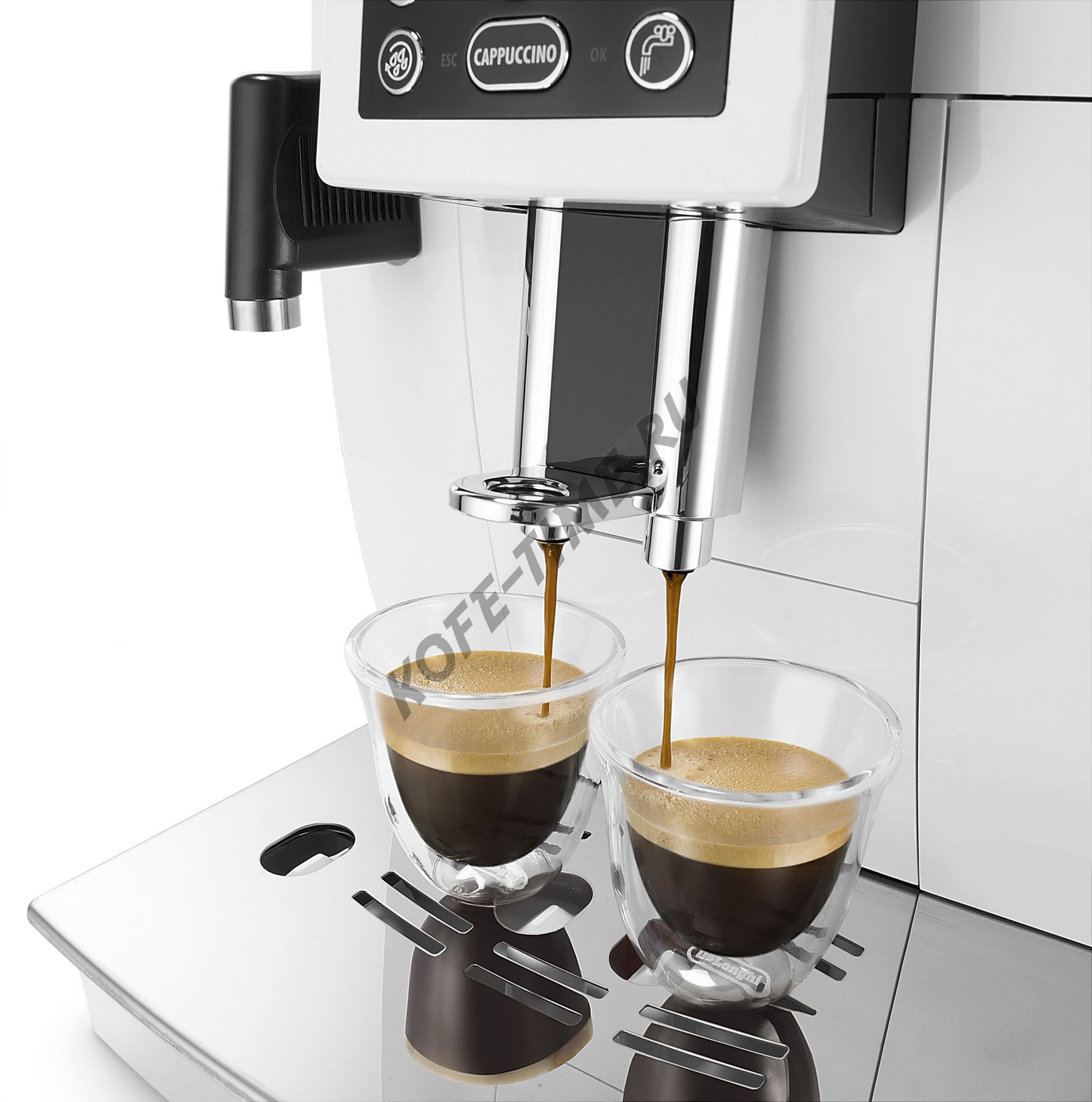 Кофемашины - купить Кофемашину DeLonghi ECAM 23.460 W Cappuccino в интернет  магазине Kofe-time.ru