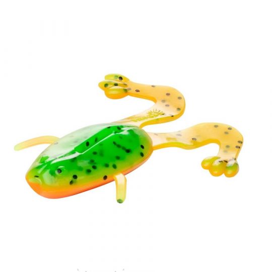 Лягушка Helios несъедоб. Crazy Frog 2,36"/9,0 см Pepper Green & Orange HS-22-018-N-30