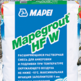 Cмесь для Анкеровки и Подливки Mapei Mapegrout HF W 25кг Расширяющаяся, Безусадочная до 50 мм