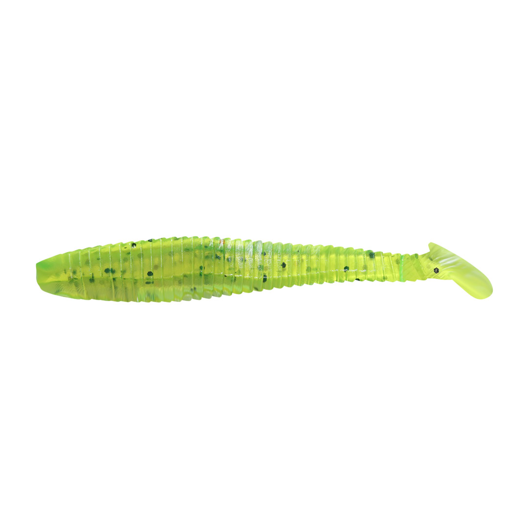Виброхвост YAMAN PRO Flatter Shad, цвет #10 - Green pepper