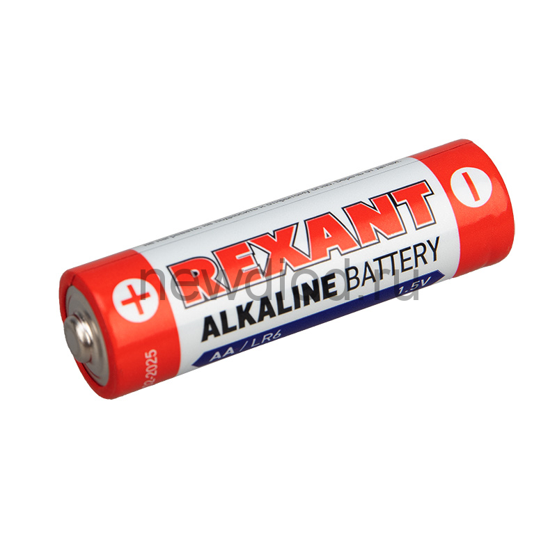 Алкалиновая батарейка AA/LR6 1,5 V 2 шт. блистер REXANT