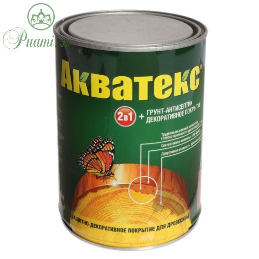 Грунт-антисептик "Акватекс", тик, 0,8 л