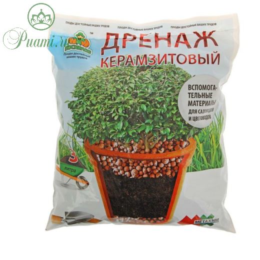 Дренаж керамзитовый фр 10-20, 3 л