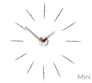 Часы Mini Merlin N 12 хром-орех