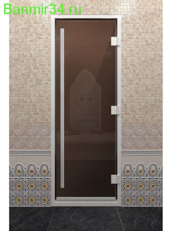 Дверь "Хамам Престиж Бронза"