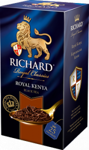 Чай черный в пакетиках RICHARD 25*2г Royal Kenya