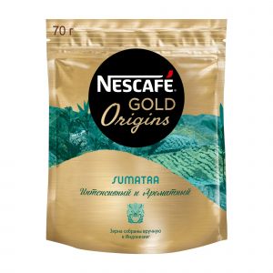 Кофе растворимый NESCAFE GOLD 70г Суматра пакет