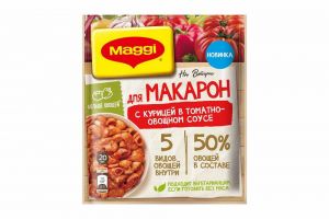 Обед Магги 24гр Для макарон с курицей в томатно-овощном соусе на второе