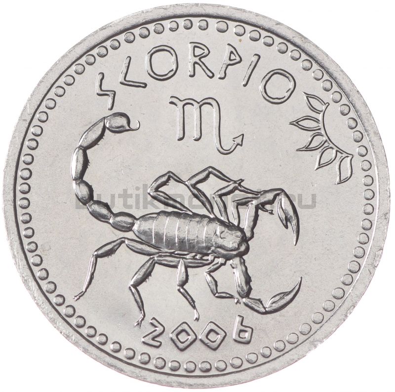 10 шиллингов 2006 Сомалиленд Скорпион (Знаки зодиака)