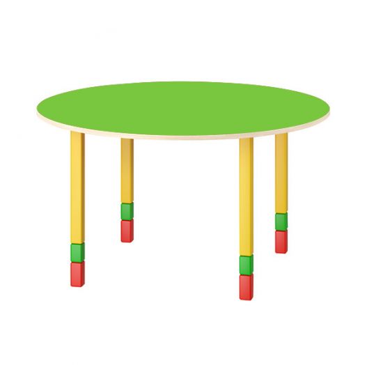 Детский столик круглый со стульчиками