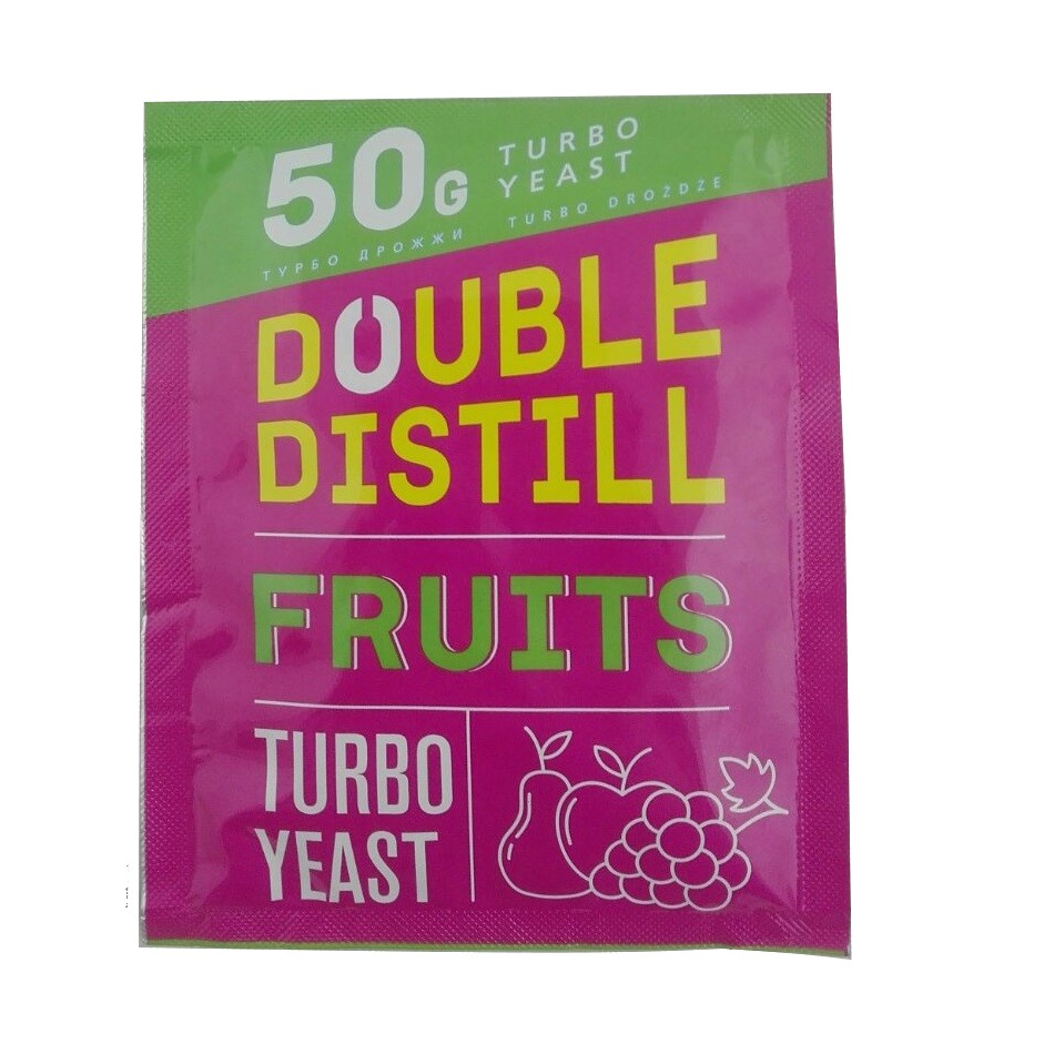Турбо-дрожжи Double Distill FRUIT Turbo, 50 гр