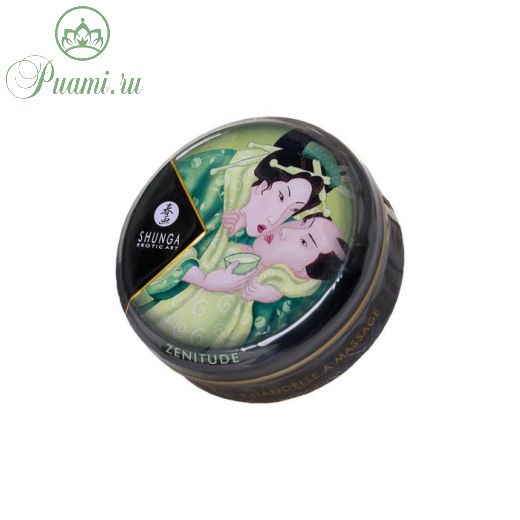 Свеча - аромамасло для массажа Shunga «Экзотический зелёный чай», 30 мл