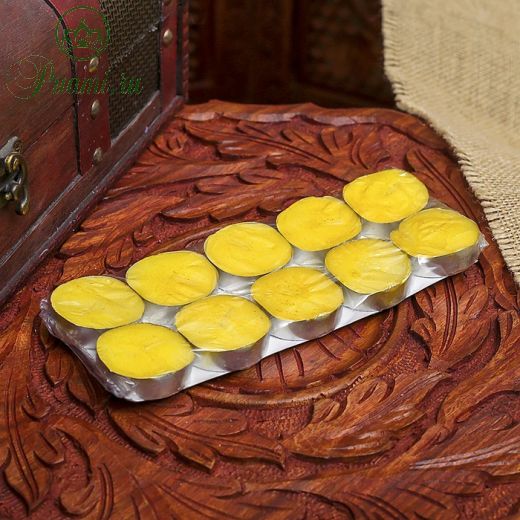 Набор свечи в гильзе "Платинум" 10 шт манго 18,5х7,5х1,2 см