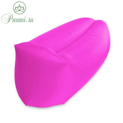 Лежак AirPuf, надувной, цвет розовый