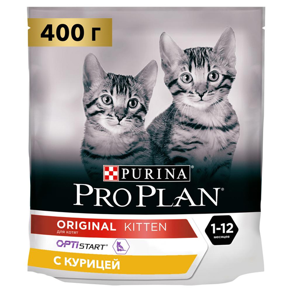 Сухой корм для котят Pro Plan Original Kitten с курицей 400 г
