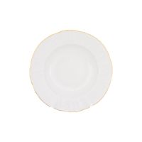 Набор тарелок глубоких "Белый узор" 21см, 6 шт.