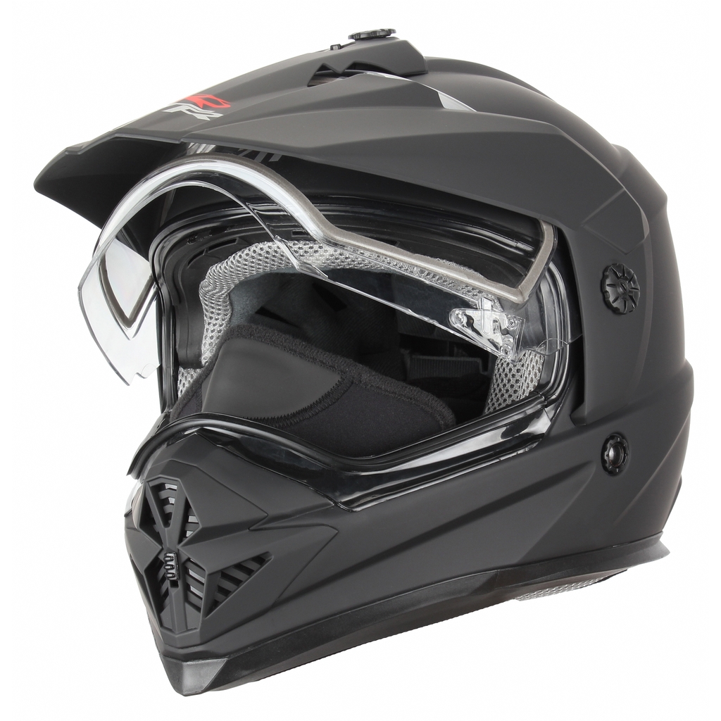 Шлем снегоходный XTR DSE1, двойное стекло, мат.