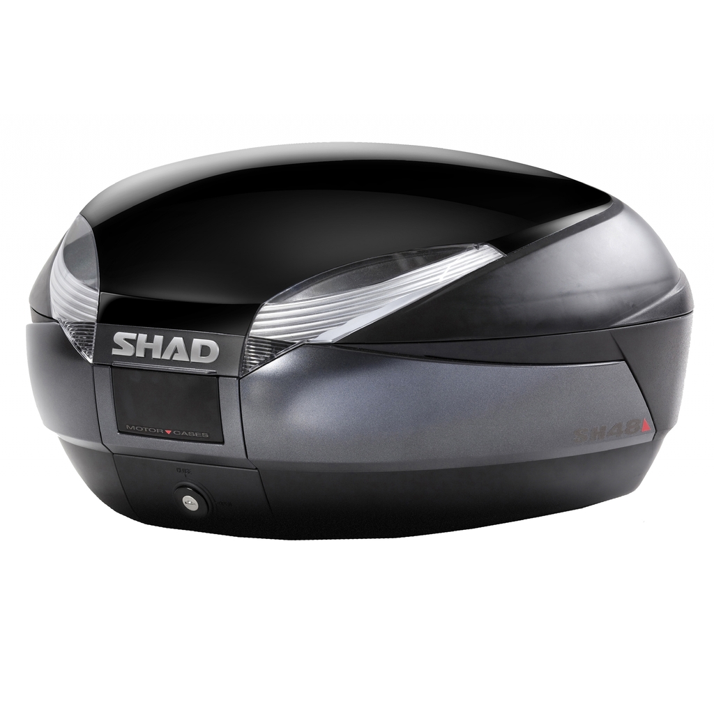 Кофр мото SHAD SH48 Gray, 48 л. пластик