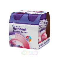 Nutricia Нутридринк компакт протеин, 4*125 мл (Вкус: Фруктово-Ягодный)