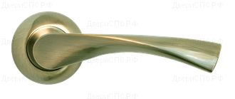 Дверные ручки Rucetti RAP 1 AB Цвет - Античная бронза