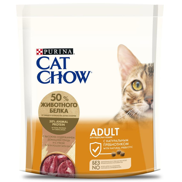Сухой корм для кошек Purina Cat Chow Adult Duck с уткой 400 г
