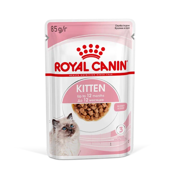 Влажный корм для котят Royal Canin Kitten кусочки в соусе