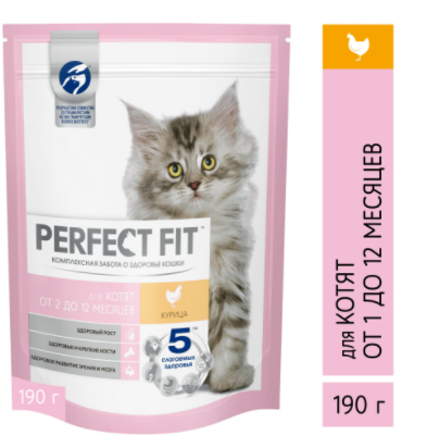 Сухой корм для котят Perfect Fit Junior, курица