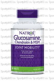 NATROL Glucosamine Chondroitin MSM 90 табл.