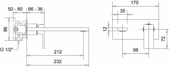 Migliore Kvant смеситель для раковины 25396 схема 5