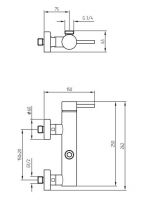 Однорычажный смеситель для душа Migliore Fortis ML.FRT-5436 схема 4