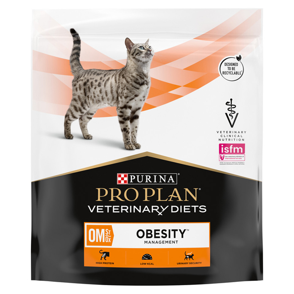 Сухой корм для кошек Pro Plan Veterinary Diets Obesity Management St/Ox, для снижения избыточной массы тела 350 г