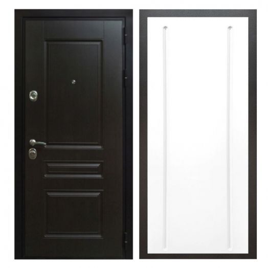 Дверь входная металлическая Армада H Премиум Венге ФЛ-68 Белый Софт