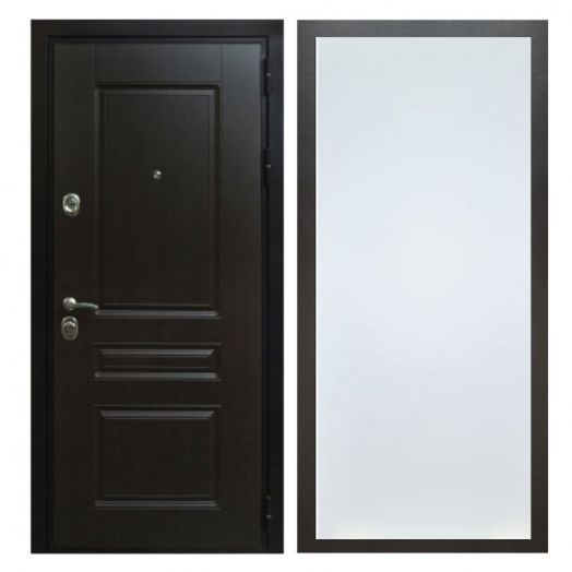 Дверь входная металлическая Армада H Премиум Венге ФЛ-Гладкая Белый Софт