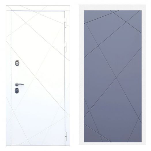 Дверь входная металлическая Армада H13 Белая шагрень ФЛ-291 Силк Титан