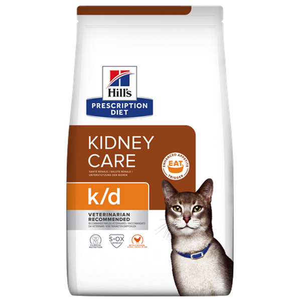 Сухой корм для кошек Hills Prescription Diet K/D при проблемах с почками с курицей 5 кг