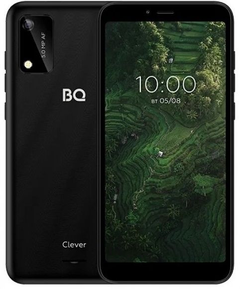 Смартфон BQ 5745L Clever 1/32 ГБ, чёрный графит