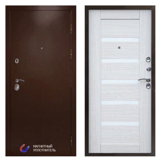 Входная Металлическая Дверь Термодор Termo-door (T.DOOR) Техно Медь Царга лиственница