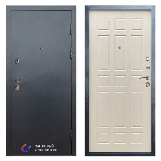 Входная Металлическая Дверь Термодор Termo-door (T.DOOR) Техно Графит Спарта лиственница