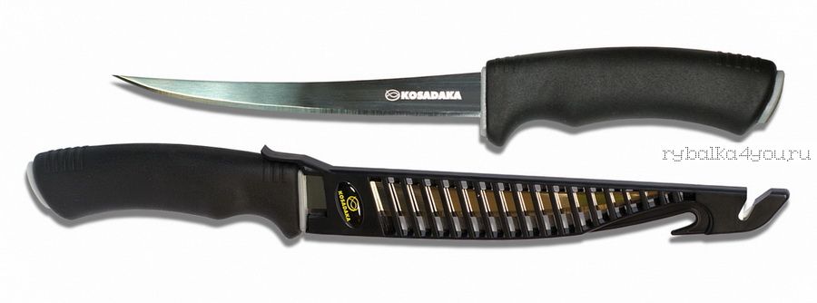 Нож филейный Kosadaka с серейтором N-F501 15 см